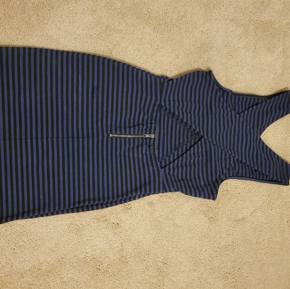 NWT American Eagle Striped Cutout Bodycon Dress